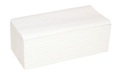 Interfold, 2-lg., 12 g/m² je Lg , reiner Zellstoff, 20 x 160 = 3200 Stk, 22 x 32 cm