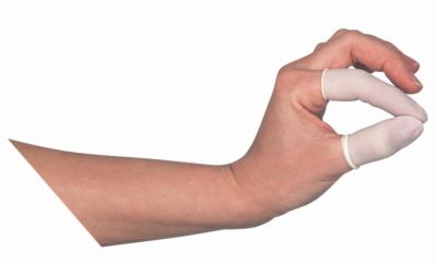 Fingerlinge Latex, unsteril, 100 Stück, Gr. 4 (L)