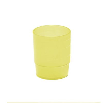 melipul Medizinbecher Mehrweg, Kunststoff, mit Graduierung, stapelbar, 60 Stück, 25 ml
