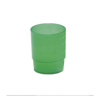 melipul Medizinbecher Mehrweg, Kunststoff, mit Graduierung, stapelbar, 60 Stück, 25 ml