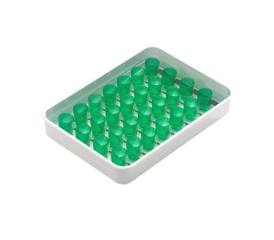 melipul Tablett 28x1-35,  mit Becher, Mehrweg, mit Beschriftungsfolie, 28 Bewohner, 35,3 x 25,3 x 5,5 cm