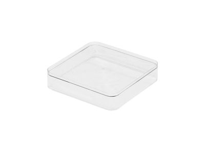 melipul Stapeldeckel 26 für Tablett, aus PC, Für Tablett Maße: 25,3 x 25,3 x 5,5 cm, 24,2 x 24,2 x 5,5 cm