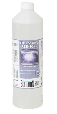 Edelstahlreiniger, Grund- und Unterhaltsreinigung, chemisch, 1 Flasche, 1 Liter