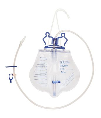 Care flow geschlossenes Urindrainagesystem steril, 1 Stück, 120 cm Schlauch, 2000 ml