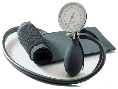 Boso Roid K II mechanische Blutdruckmessgerät, Inklusive Klettmanschette Standard, Doppelschlauch, Umfang: 22 - 32 cm