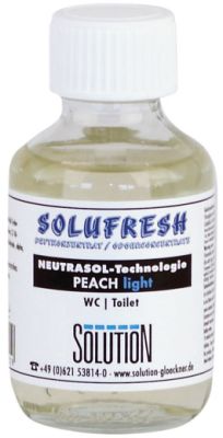 Solufresh Duftkonzentrat Neutrasol Peach light, Bad/WC, 4  Flaschen + Vliesträger, 100 ml