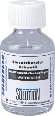 Solufresh Duftkonzentrat Neutrasol Waterfresh , Schweiß, 4  Flaschen + Vliesträger, 100 ml