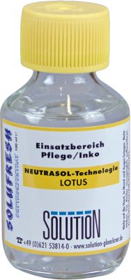 Solufresh Duftkonzentrat Neutrasol Lotus, Pflege/Inko, 4 Flaschen+ Vliesträger, 100 ml