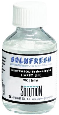 Solufresh Duftkonzentrat Neutrasol Happy Life, Bad/WC, 4  Flaschen + Vliesträger, 100 ml