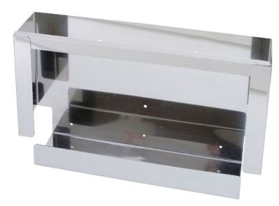Handschuhhalter XL , Edelstahl, Für 1 Box, 244 x 130 x 75 mm