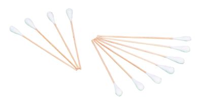 Wattestäbchen mit einseitigem,großen Kopf, Holz, 50 Stück/ Beutel, 150 x 10 mm