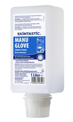 Skintastic ManuGlove Hautschutzcreme, 1 Softflasche, 1 Liter