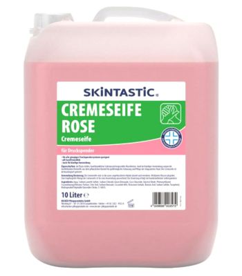Skintastic Cremeseife rosé, mit Vanilleduft, 10 Liter