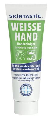Skintastic Weiße Hand Hautreinigungscreme, mit Reibekörpern 1 Tube, 250 ml