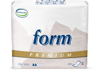 forma-care form premium dry midi, 25 Stück, 55 x 30 cm