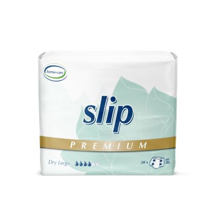 forma-care slip premium dry L Tag, 4 x 20 Stück, Umfang: 110 - 150 cm, large