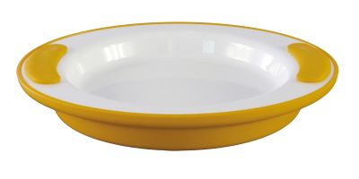 ORNAMIN Thermoteller 201, Randfüllmenge 320 ml, aus Melamin PP/TPE, 1 Stk, 25,5 x 4 cm