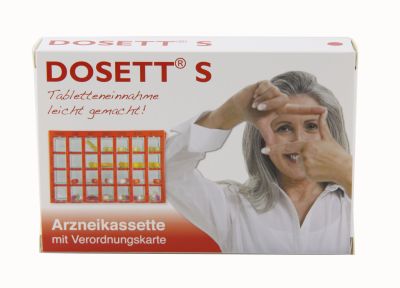 Dosett S Medikamentendispenser, 15,8 x 10,2 x 2,5 cm