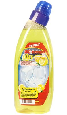 Reinex WC-Reiniger Gel Citro, Schräghalsflasche, 1 Flasche, 750 ml