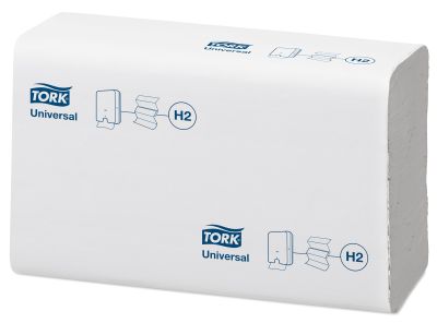 Papierhandtücher Tork Xpress Universal , H2, 2-lagig, Interfold-Falz, 20 x 237 Stück, 21 x 24 cm