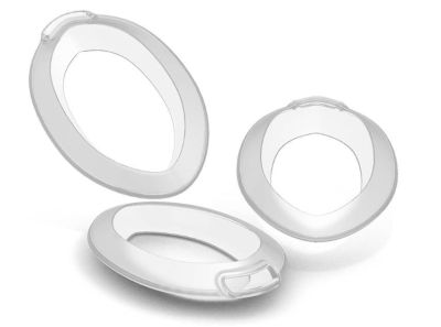 ORNAMIN Tremor-Löffelaufsatz 3er-Set, Aufsatz für handelsübliche Suppenlöffel, 4,6 x 6,6 cm