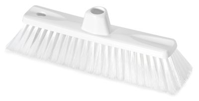 HACCP Besen mit Gewinde, Besteckung: weiß, weich, PBT-Borste, 30 cm