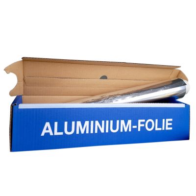 Alufolie, 12my, PrimeSource, Abreissbox, 1 Rolle, 45 cm x 150 m