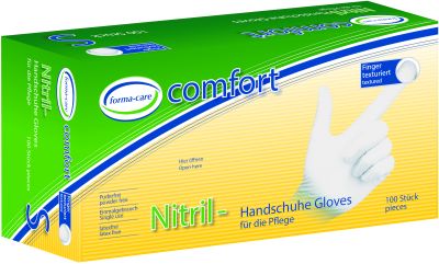 forma-care Handschuh Nitril COMFORT S, 1 x 100 Stück, puderfrei, small