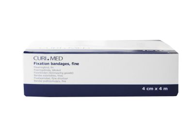 CURI-MED Mullfixierbinde, fein, elastisch, 20 Rollen / Packung, 4 cm x 4 m