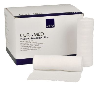 CURI-MED Mullfixierbinde, fein, elastisch, 20 Rollen / Packung, 10 cm x 4 m