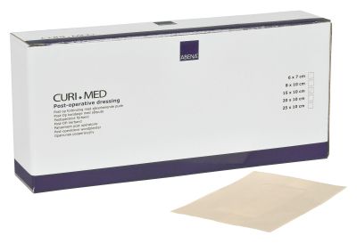 CURI-MED Post-OP Verband, Vlies, steril, Mit Wundauflage, 40 x 1 Stück, 10 cm x 15 cm