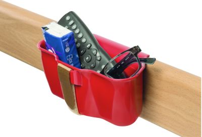 Behälter Alma, Halter für Bettgitter, ohne Inhalt, Zur Aufbewahrung von Brille, Fernbedienung,etc.
