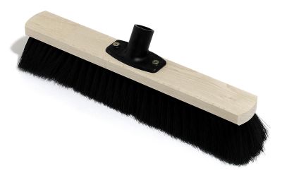 Saalbesen Holz mit Stielhalter, Prima-Mischung, 50 cm