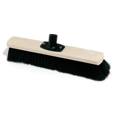 Saalbesen Holz, Power Stick, Besteckung: Rosshaarmischung, 60 cm