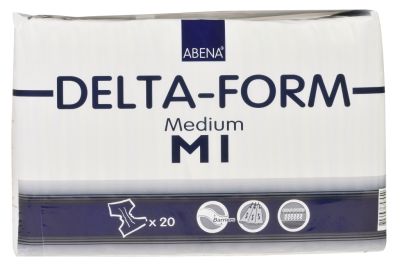 Delta-Form M1, 4 x 20 Stück, Umfang: 70 - 110 cm, medium