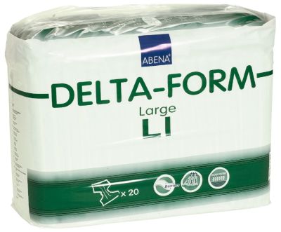 Delta-Form L1, 4 x 20 Stück, Umfang: 110 - 150 cm, large