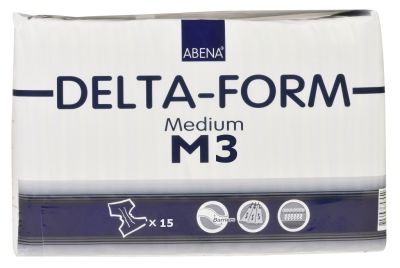 Delta-Form M3, 4 x 15 Stück, Umfang: 70 - 110 cm, medium
