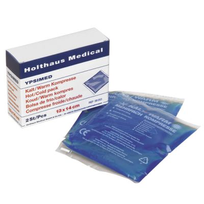 Kalt-Warm Kompressen/ Kühlkompresse, zum Mehrfachgebrauch, 2 Stück, 13 x 14 cm