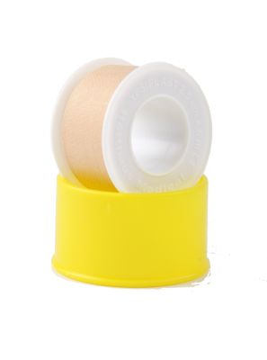 YPSIPLAST Heftpflaster, starr, Schutzring, 1 Rolle, 2,5 cm x 5 m
