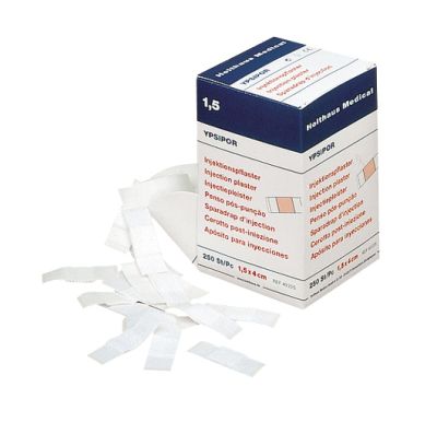 YPSIPOR Injektionspflaster Vlies, unsteril, 100 Stück, 1,5 cm x 4 cm