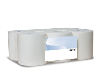 Handtuchrolle Zellstoff 3-lagig, 17g/m²je Lage, unperforiert, Außenabrollung, 100 m x 20,3 cm