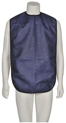 ABENA Schutzlätzchen für Erwachsene, waschbar, Druckknopf 100% Polyester, 50 x 90 cm