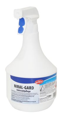 Eilfix Niral-Gard Edelstahlpflege/ Reinigung, TapFlasche + Pistole, 1 Liter