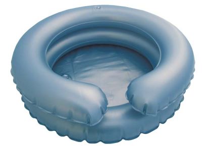 Haarwaschwanne, 2-reihig, aufblasbar, mit Ablassschlauch, inkl. Pumpe, Höhe 18 cm