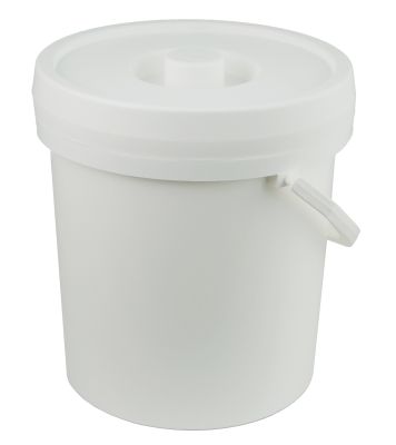 Windeleimer mit Deckel und Kunststoffbügel, 12 Liter, 27 x 29 cm