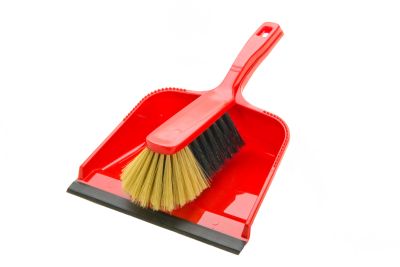 Kehrgarnitur, Kunststoff, mit Lippe, 33 cm