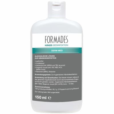 FORMADES Händedesinfektion Derm Med, 20 Kittelflaschen, 150 ml