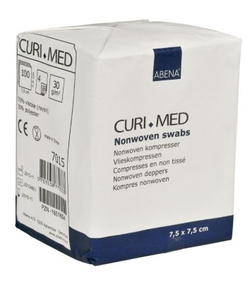 CURI-MED Vlieskompresse, 4-fach, unsteril, Alternativartikel: 1790