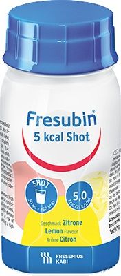 Fresubin 5 kcal SHOT, hochkalorisch, Lemon, Plastikflasche, 24 x 120 ml