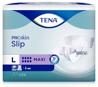 TENA ProSkin Slip Maxi L ConfioAir, 3 x 24 Stück, Umfang: 92 - 144 cm, large